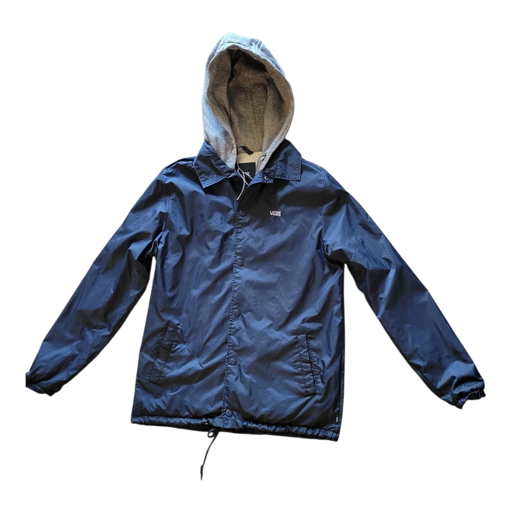 Vans Men's Blue Hooded Jacket - Picture 2 of 10